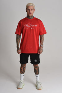 Mesh Tshirt - Red