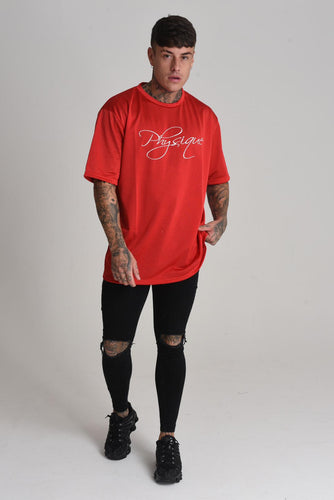 Mesh Tshirt - Red