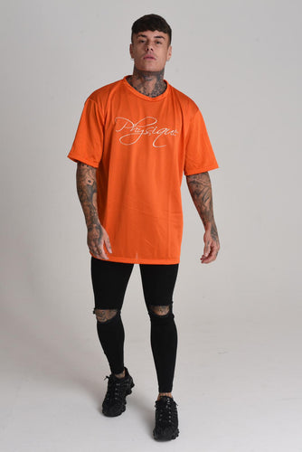 Mesh Tshirt - Orange