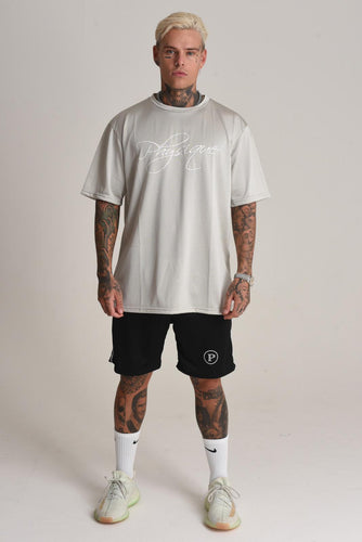 Mesh Tshirt - Silver