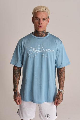 Mesh Tshirt - Blue